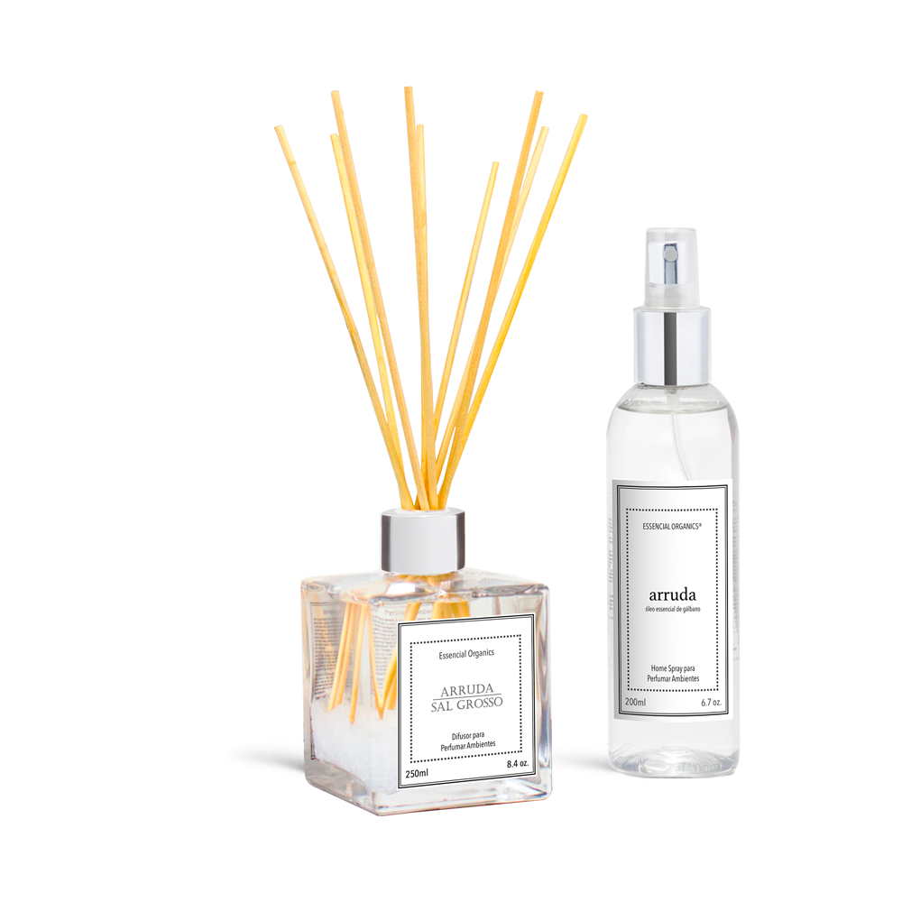Kit Difusor de Arruda 250ml + Home Arruda