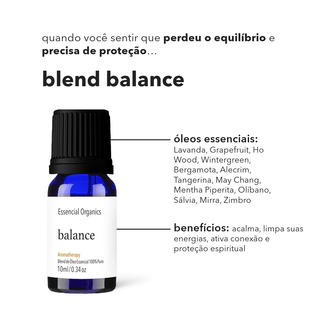 Blend Balance de Óleos Essenciais 10ml essencial organics