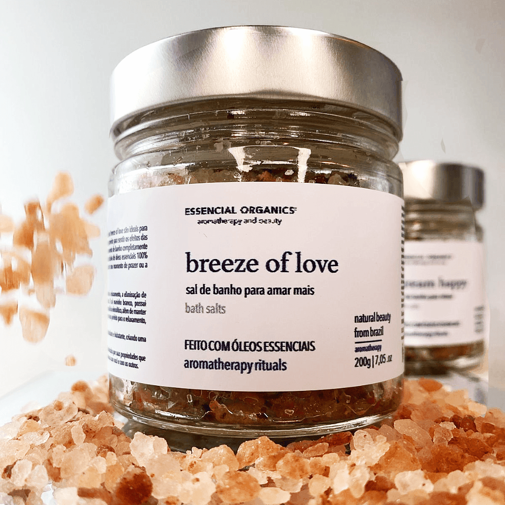 Sal de Banho Breeze of Love 200g essencial organics