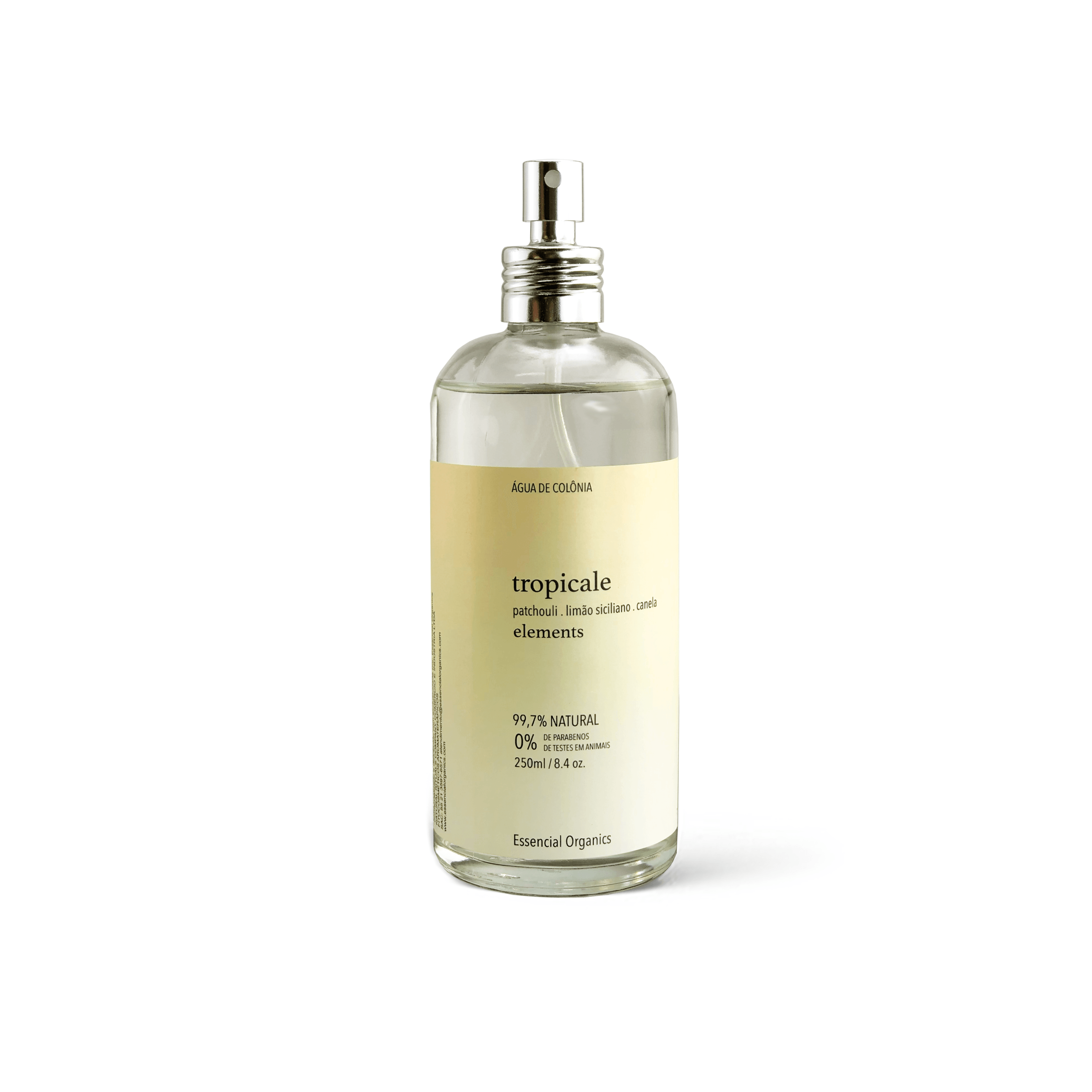 Água de Colônia Tropicale 250ml ELEMENTS essencial organics