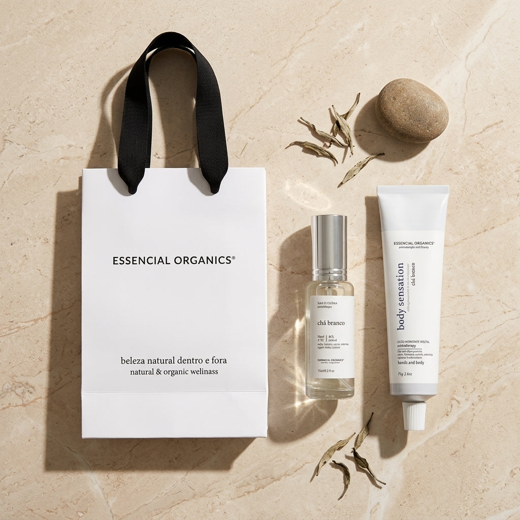 Presente Ritual Florescer - Hidratante Vegetal 75g + Água de Colônia 15ml