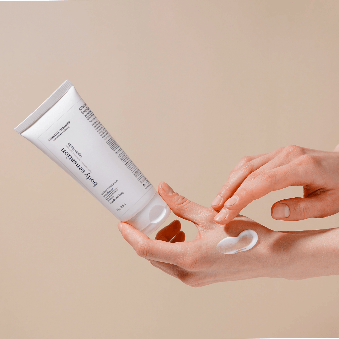 Hidratante Vegetal Capim Limão e Karité Bisnaga 75g ESSENCIAL ORGANICS®️