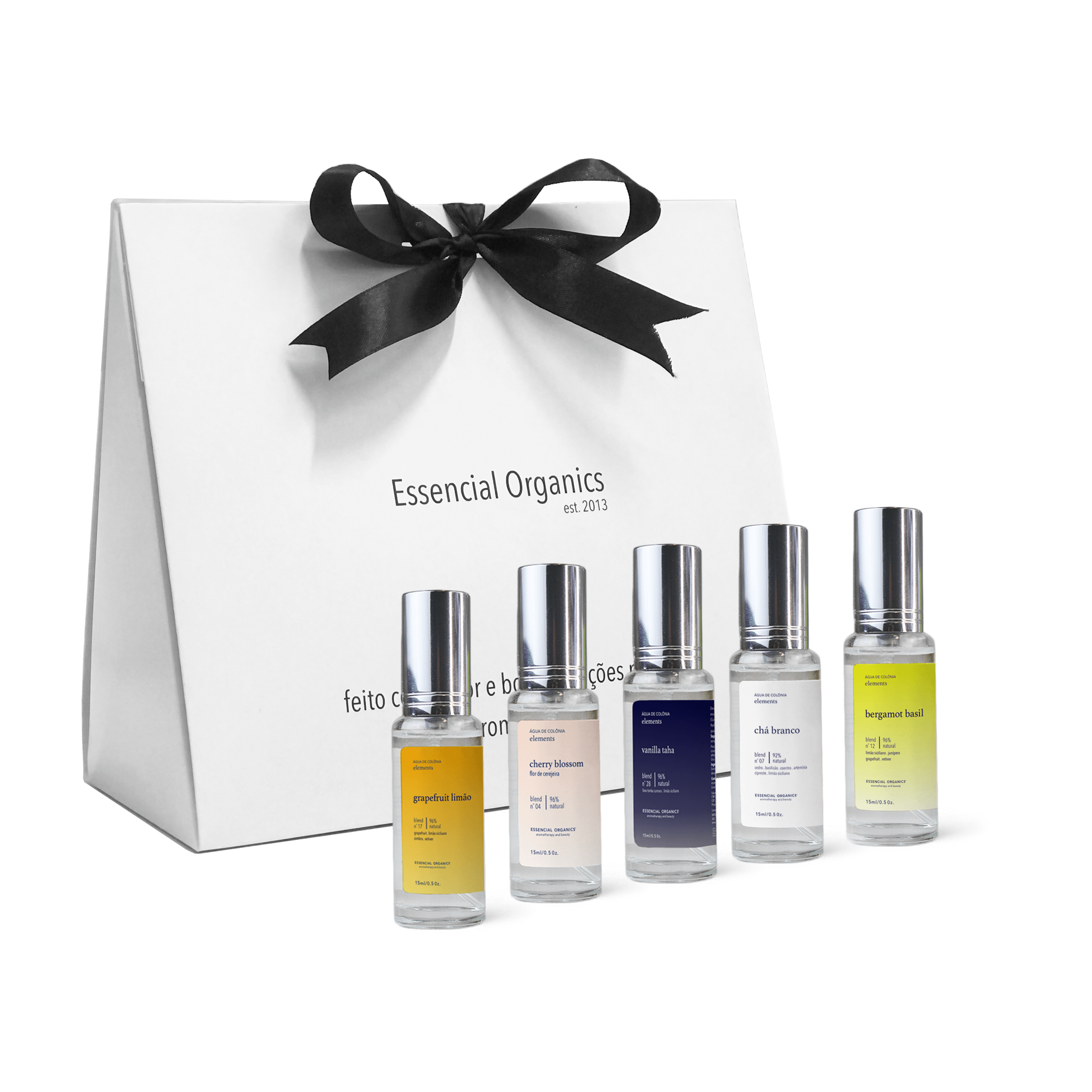 Kit de Colônias Travel Size ESSENCIAL ORGANICS®️