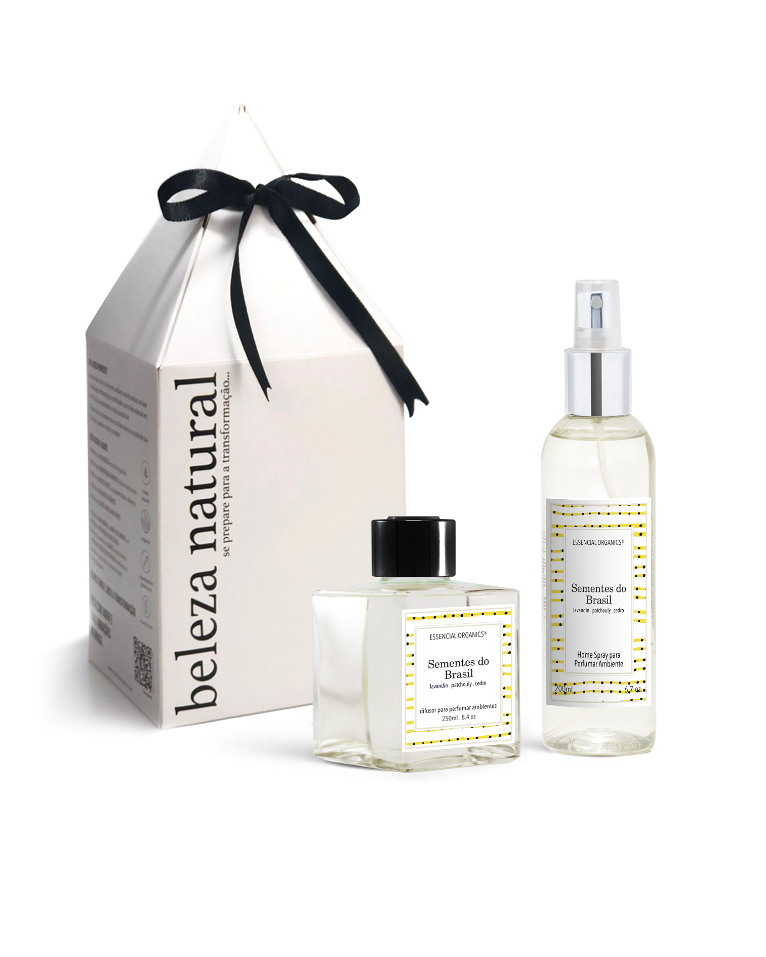 Kit Difusor de Semente do Brasil 250ml + Home de Semente do Brasil