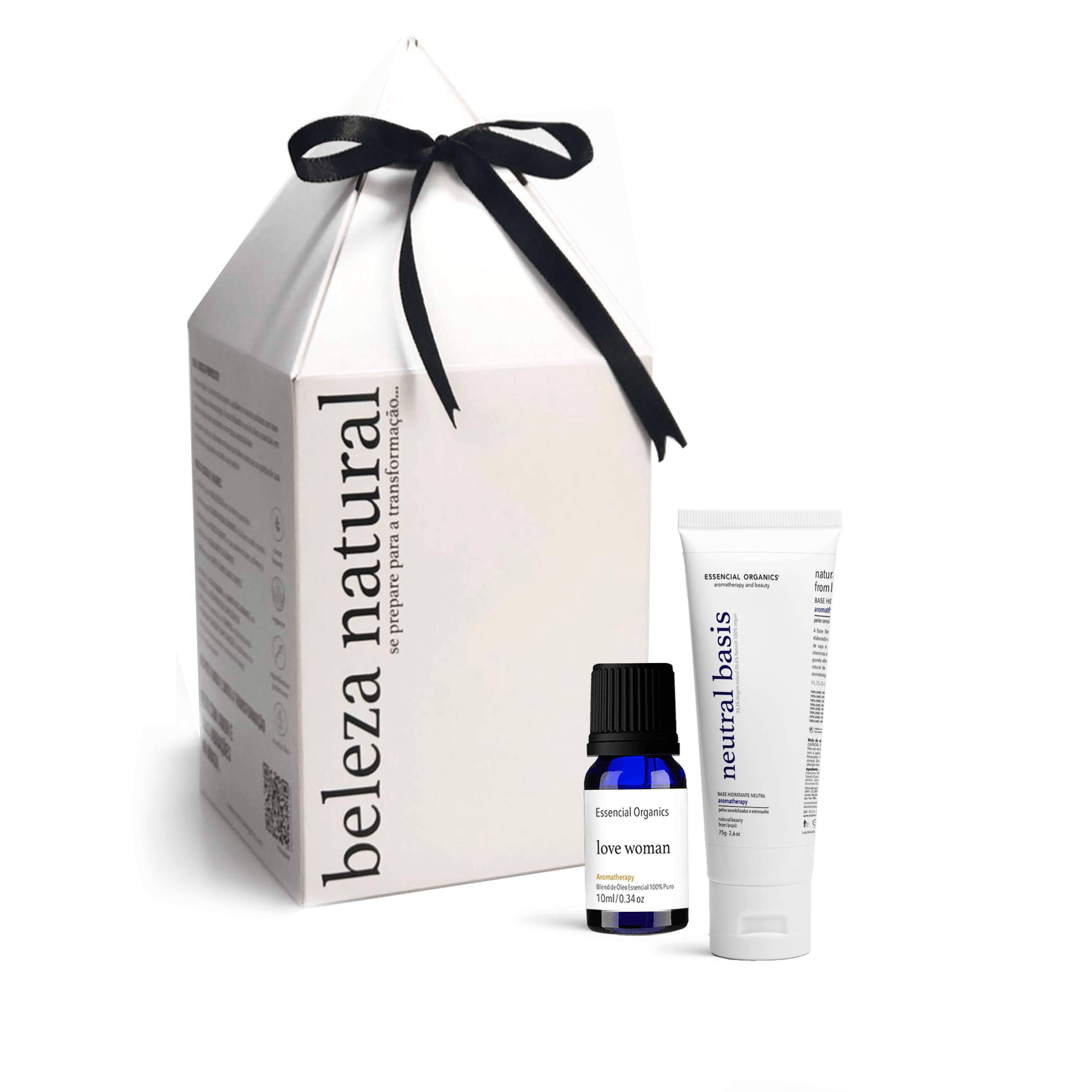 Blend Love Woman 10ml + Base Neutra Hidratante 75g Essencial Organics