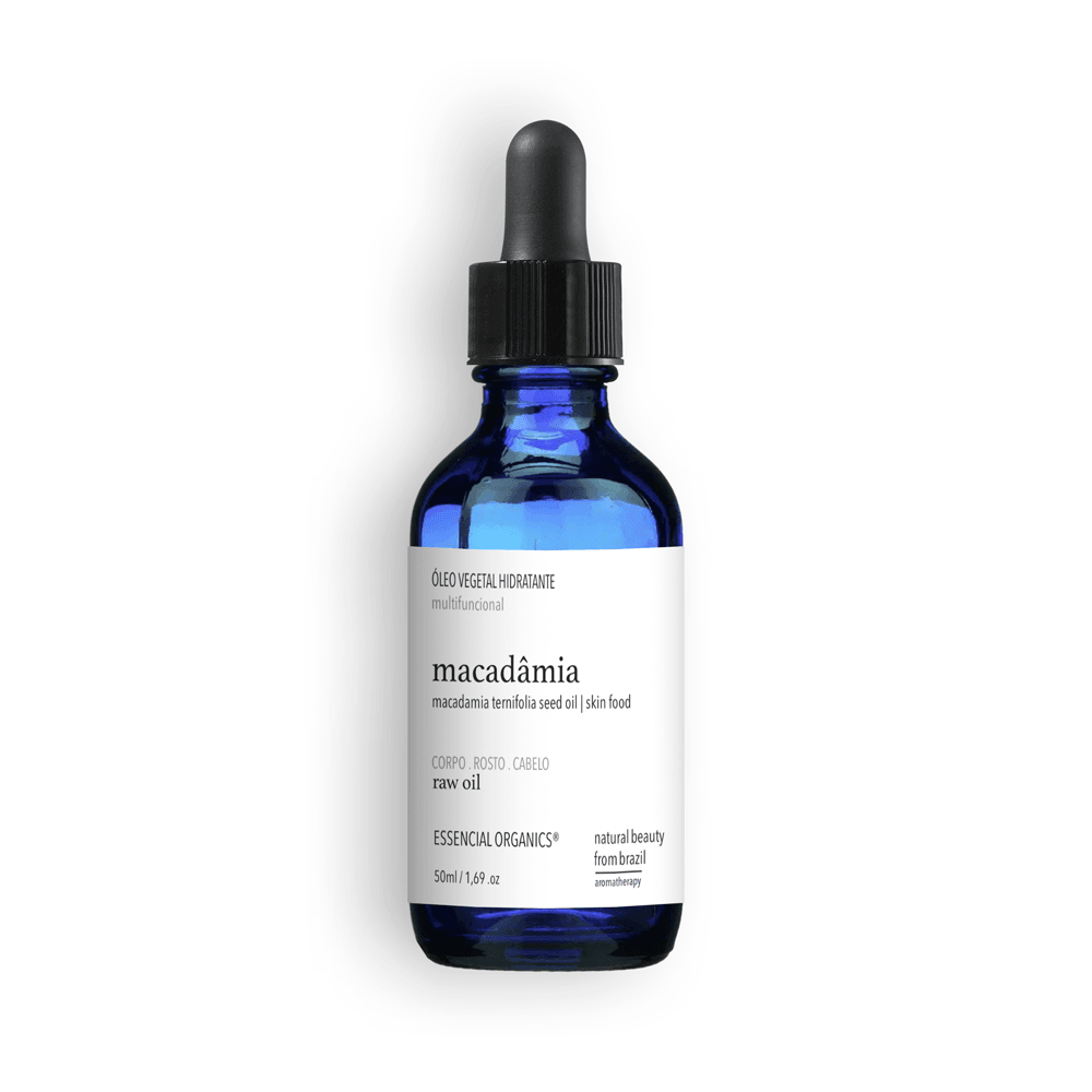 Óleo Vegetal RAW Carreador Macadâmia 50ml essencial organics