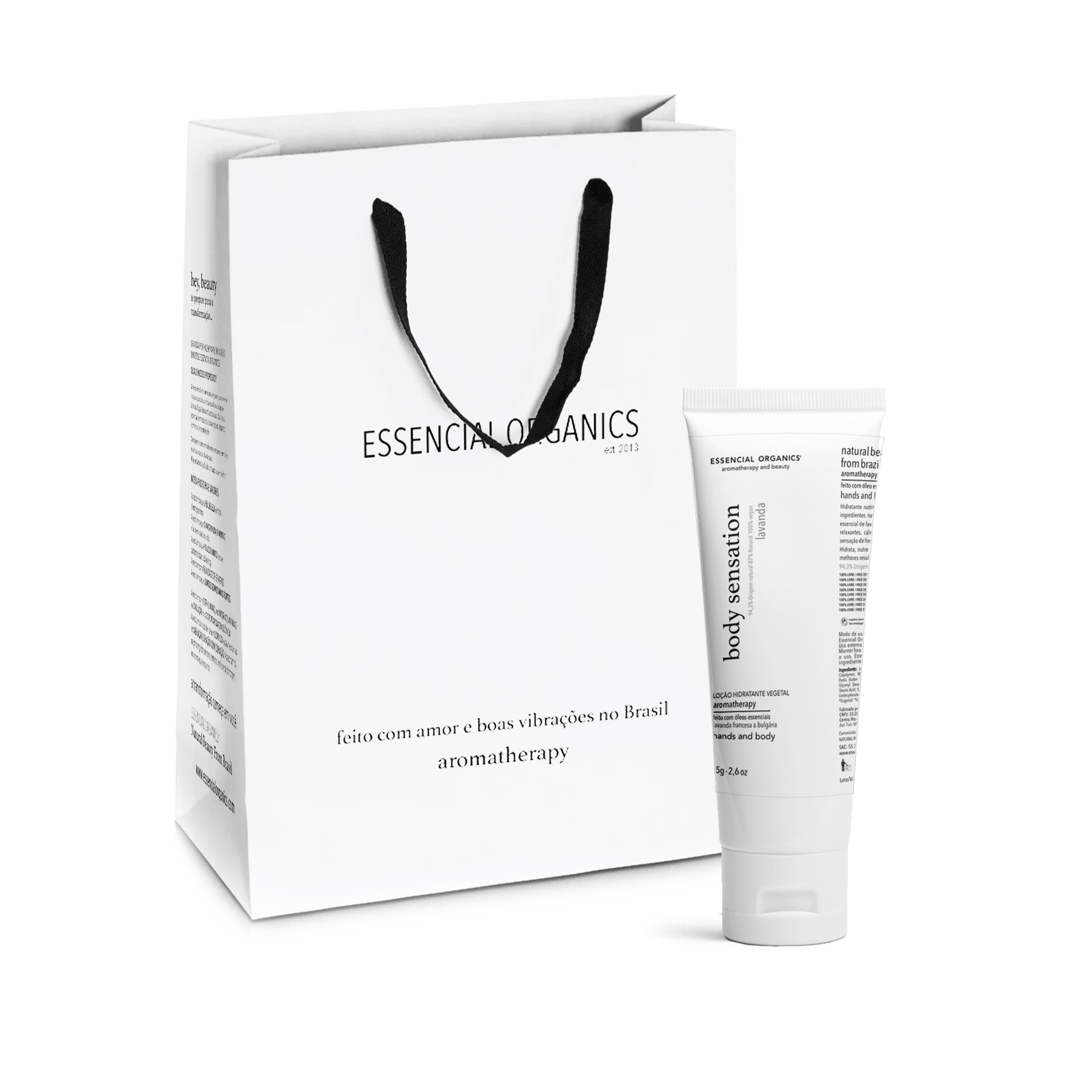 Hidratante Vegetal Lavanda Francesa e Karité 75g ESSENCIAL ORGANICS®️