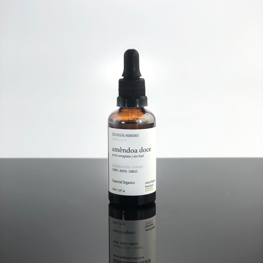 Óleo de Amêndoas Doce + Esqualano & Vitamina E 50ml ESSENCIAL ORGANICS®️