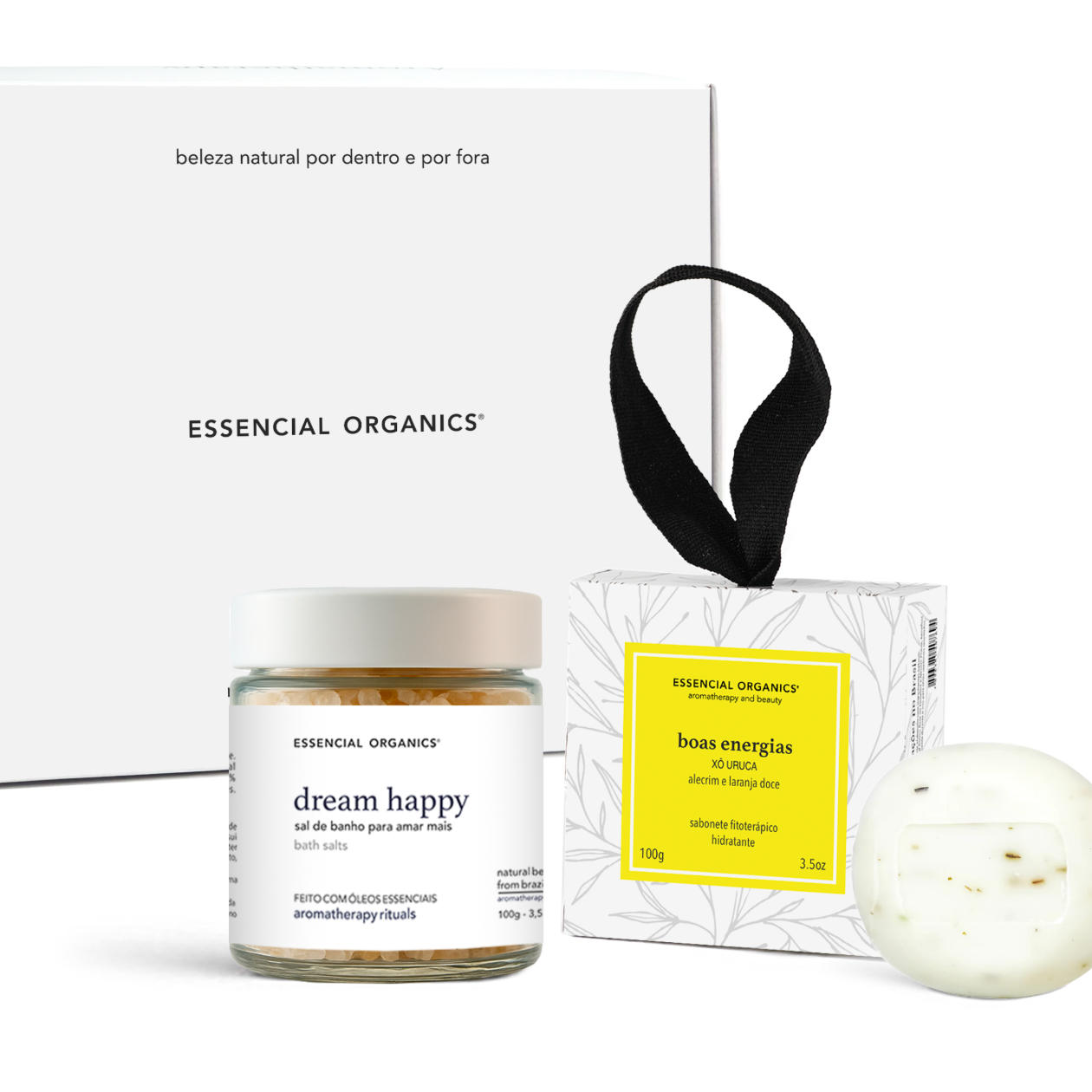 Banho da Virada Leveza e Prosperidade Dream Happy 100g + Sabonete de Boas Energias