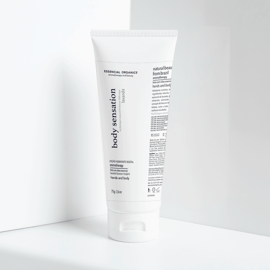 Hidratante Vegetal Lavanda Francesa e Karité 75g ESSENCIAL ORGANICS®️