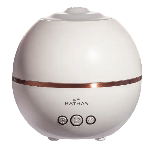 Difusor Elétrico de Óleos Essenciais Moon Branco 250ml Essencial Organics