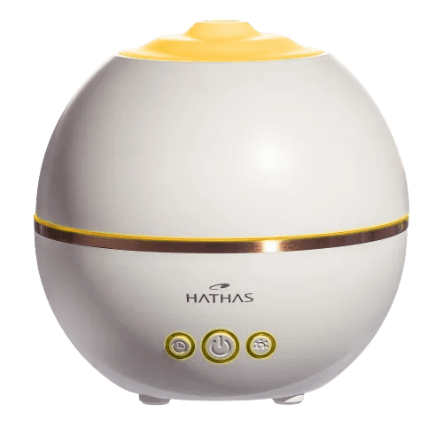 Difusor Elétrico de Óleos Essenciais Moon Branco 250ml Essencial Organics