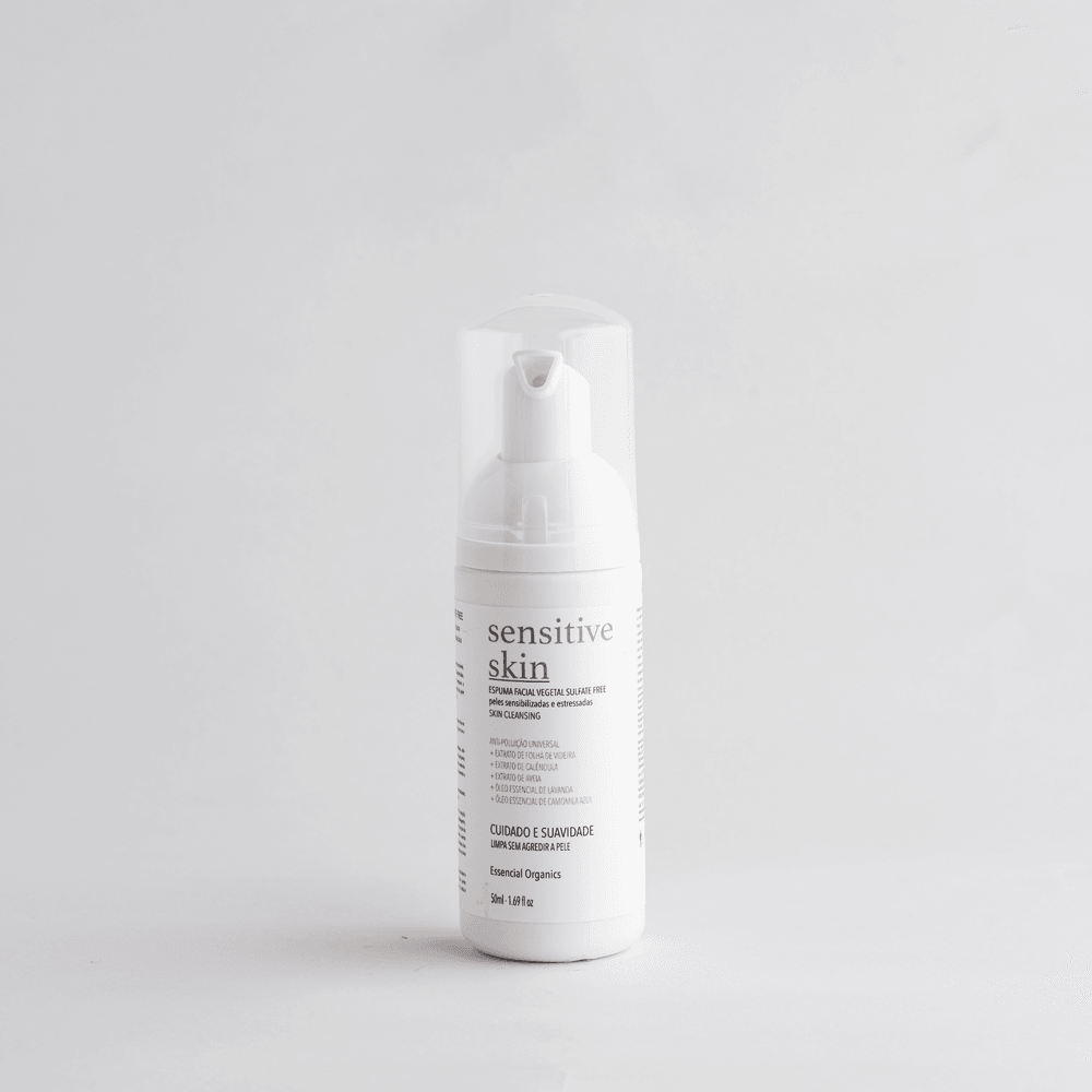 Espuma Facial Sensitive Skin 50ml - Essencial Organics