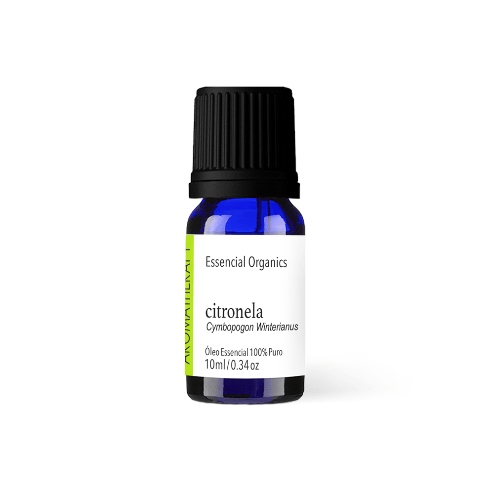 Óleo Essencial de Citronela 10ml Essencial Organics