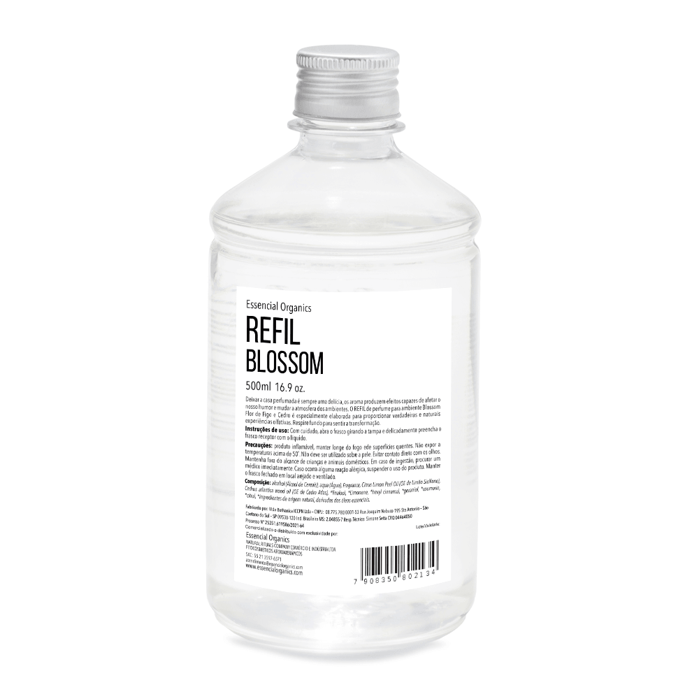 Refil de Aromatizador de Ambiente Blossom (Flor de Figo) 500ml essencial organics