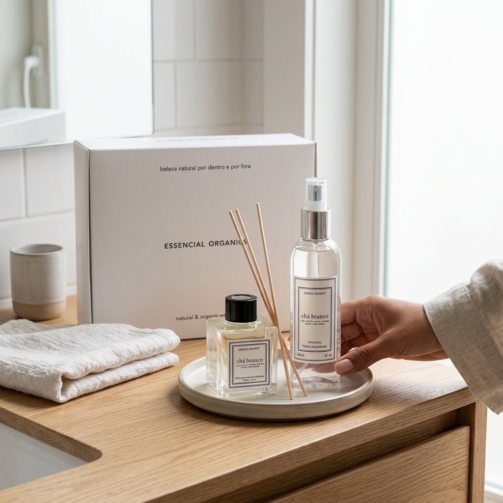 Ritual Casa Bem-Estar Chá Branco Difusor 100ml + Home Spray