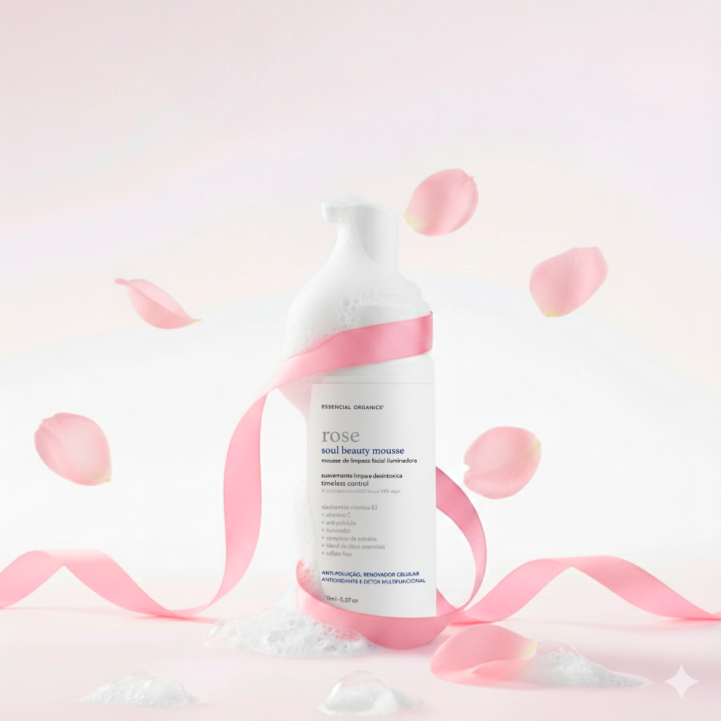 Mousse de Limpeza Facial Rose 150ml