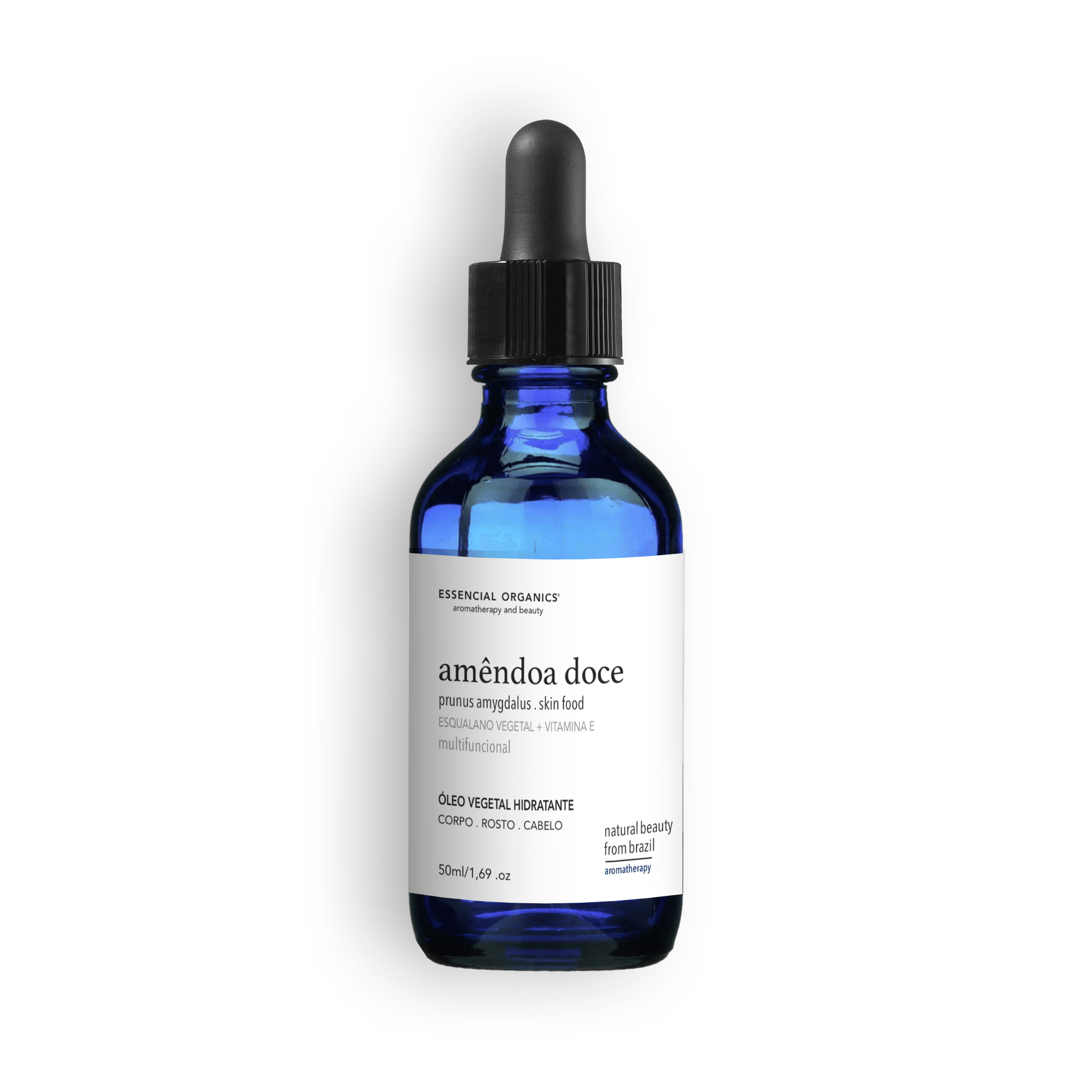 Óleo Multifuncional Amêndoa Doce + Esqualano & Vitamina E 50ml essencial organics