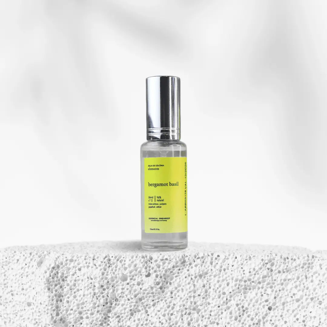 Água de Colônia Bergamot e Basil  ELEMENTS essencial organics
