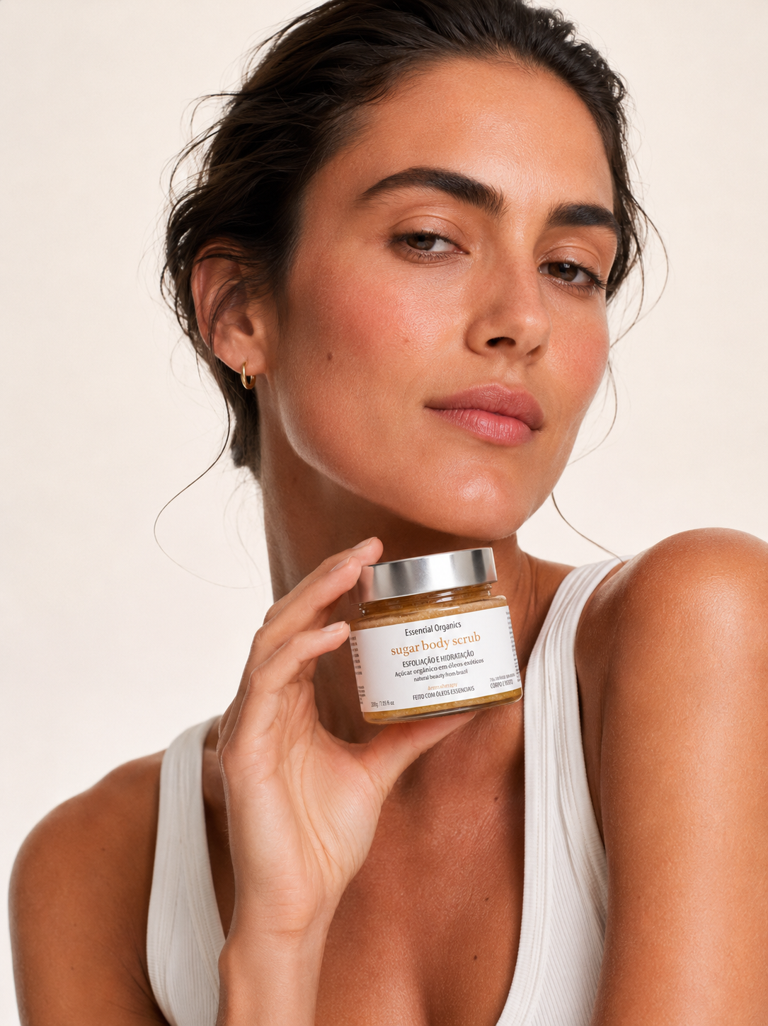 Organic Sugar Body Scrub in Exotic Oils 200g