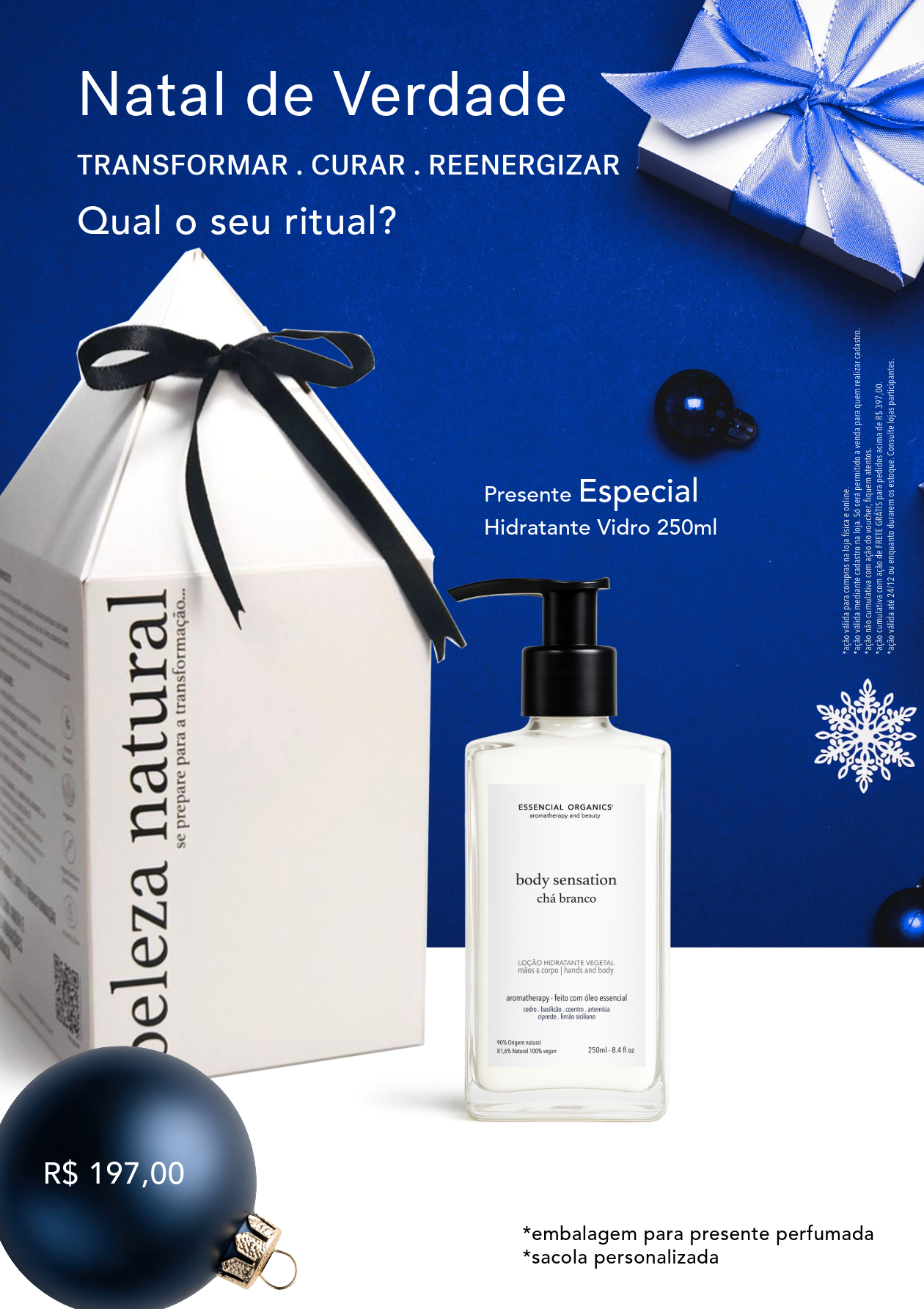 Hidratante Vegetal Chá Branco e Karité 250ml