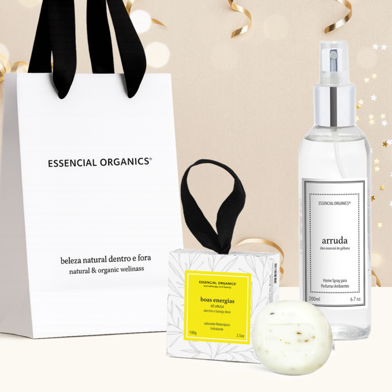 Ritual Limpeza Home Spray Arruda 200ml + Sabonete Boas Energias