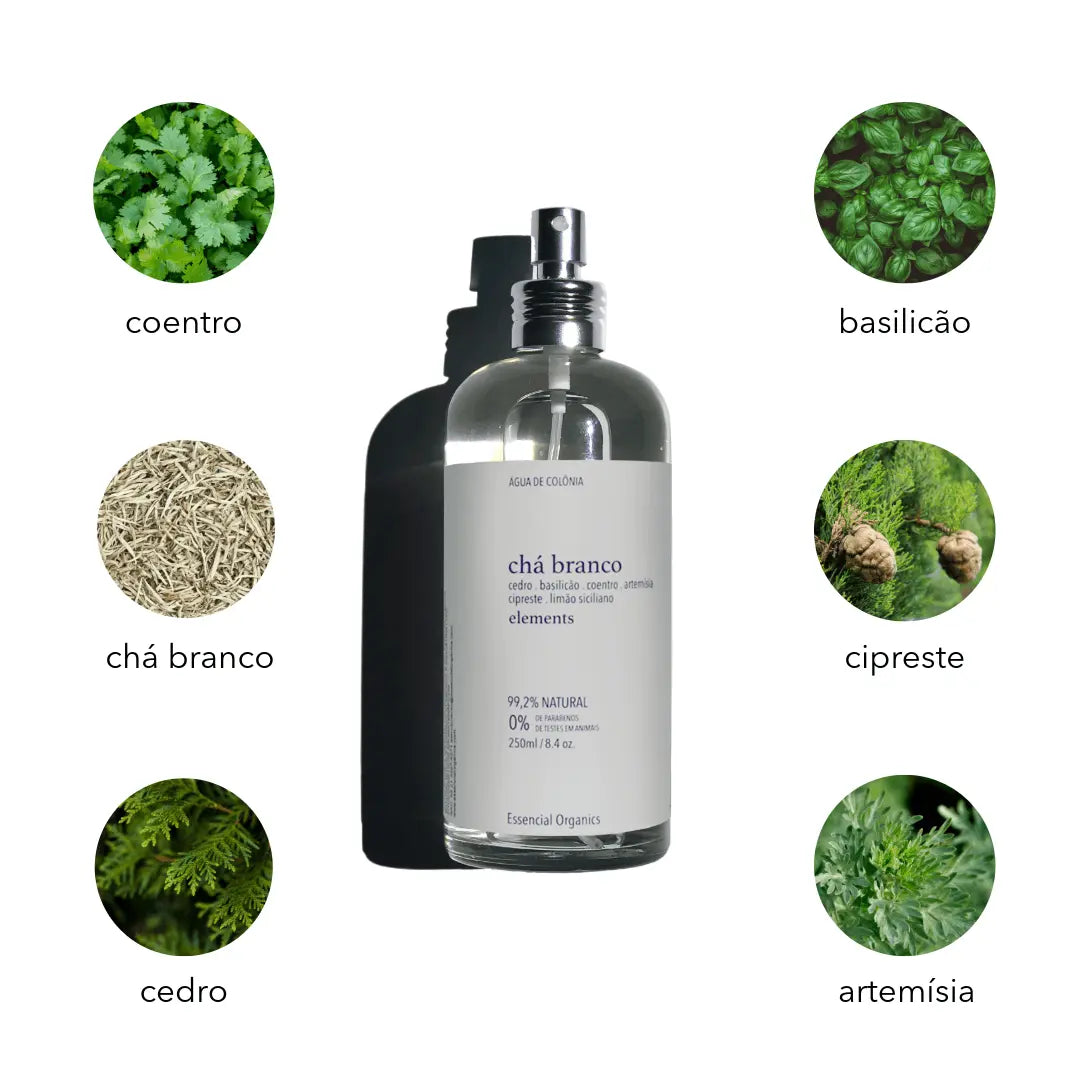 Água de Colônia Chá Branco essencial organics