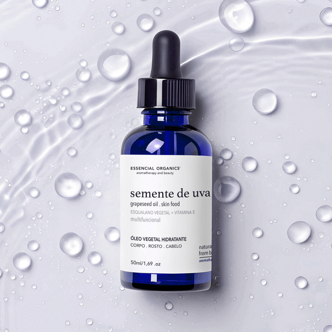 Óleo Multifuncional Semente de Uva + Esqualano & Vitamina E 50ml essencial organics