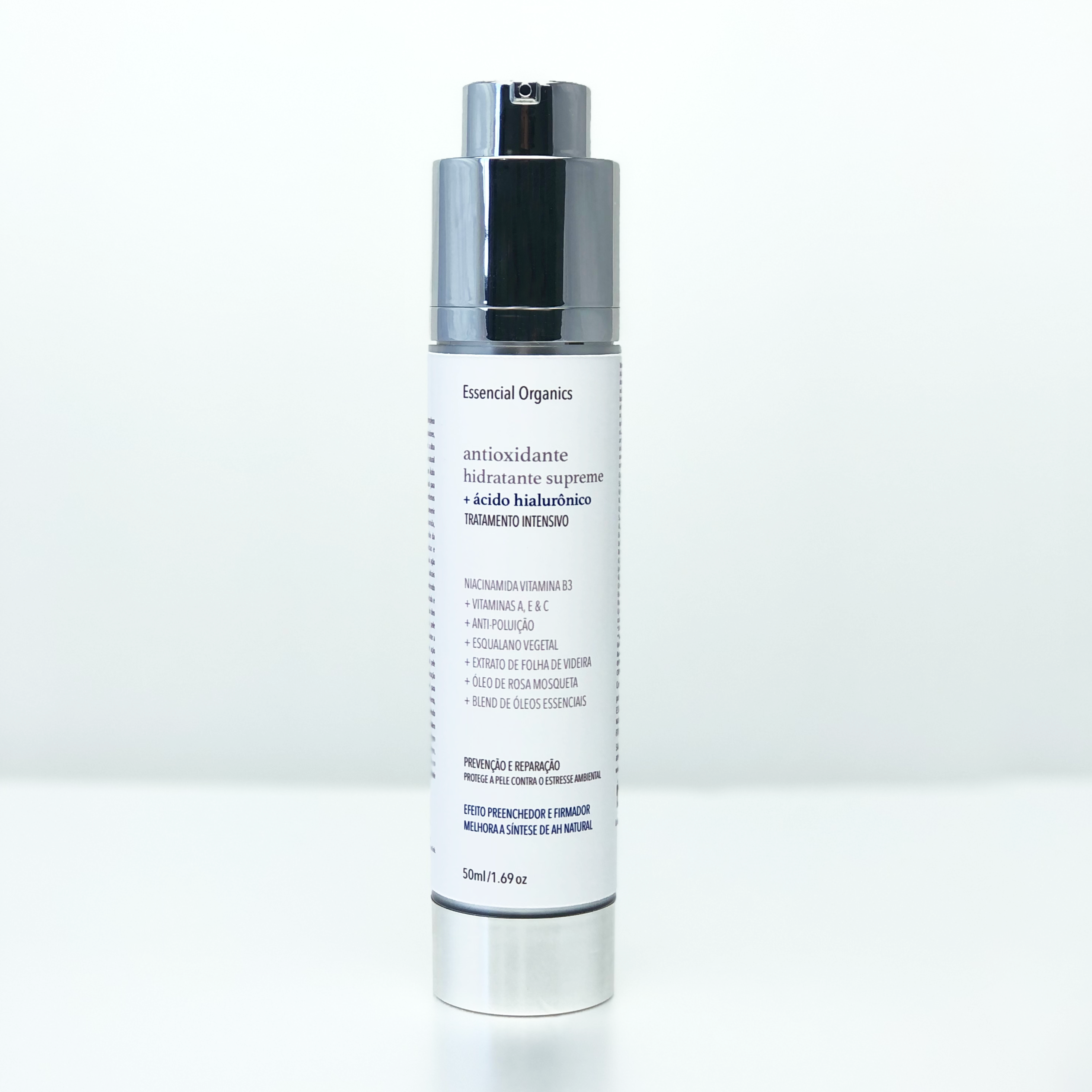 Antioxidante Hidratante Supreme + Ácido Hialurônico 50ml - Essencial Organics