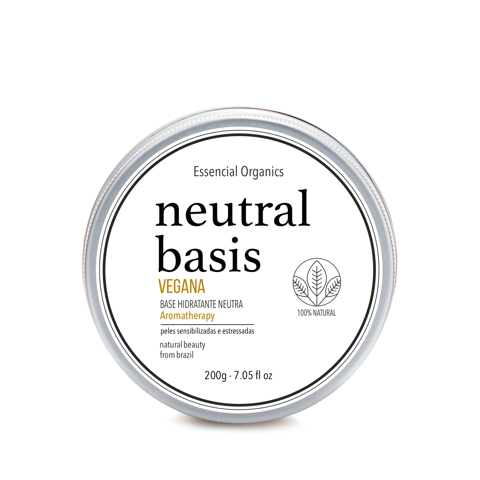 Hidratante Base Neutra VEGANA 200g - Essencial Organics