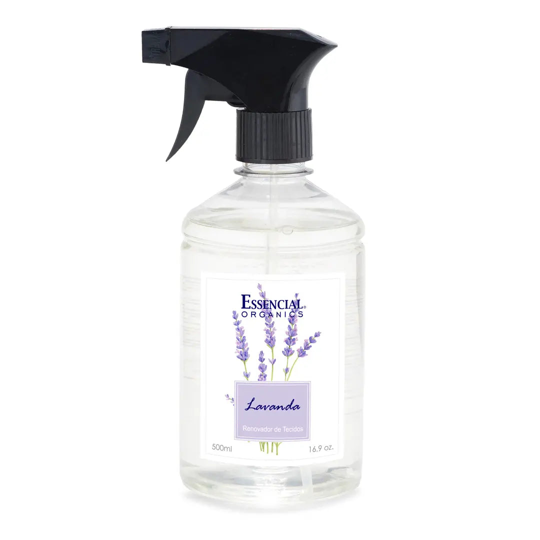 Água Perfumada para Tecidos Lavanda Francesa 500ml - Essencial Organics