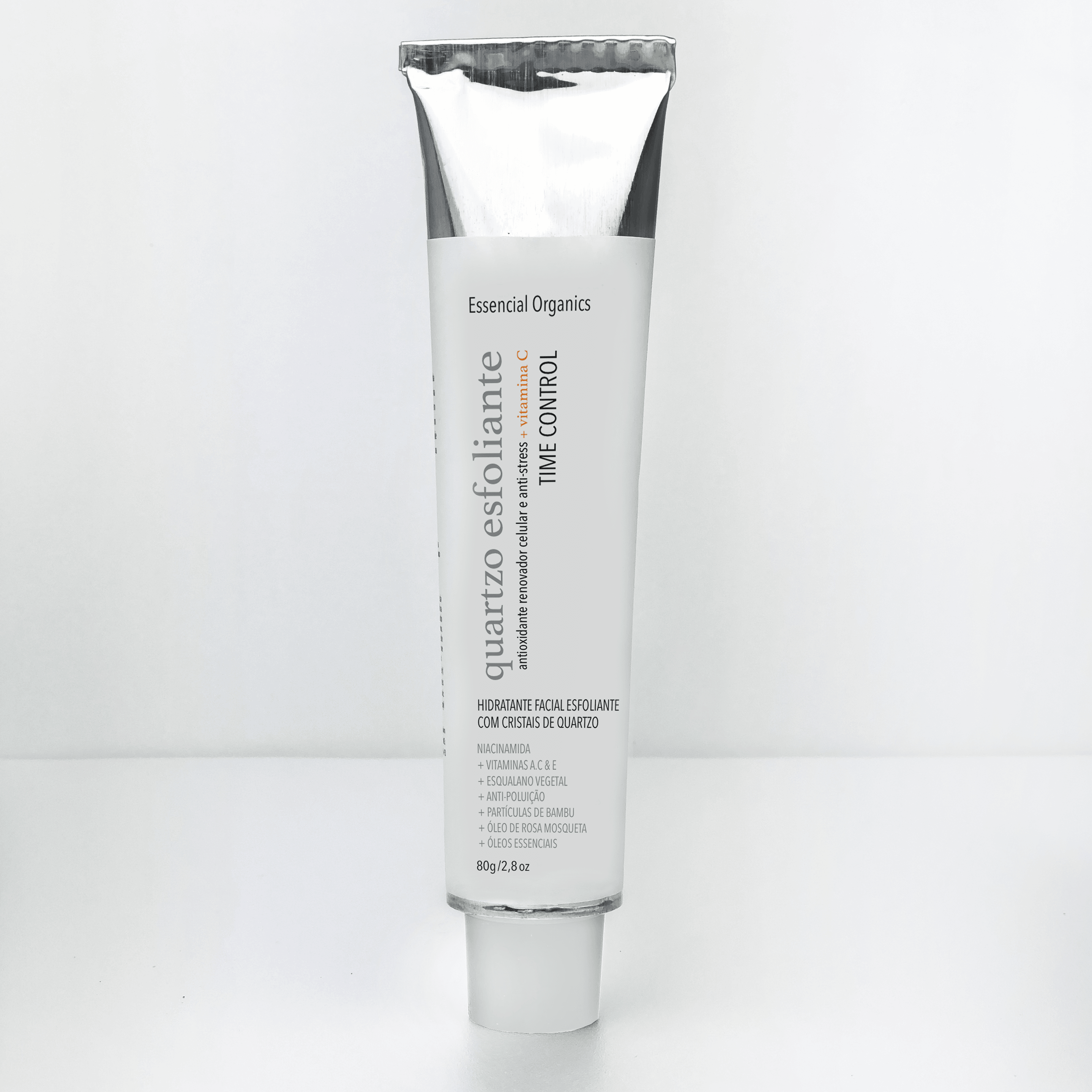 Esfoliante Hidratante de Quartzo + VITAMINA C 80G - Essencial Organics