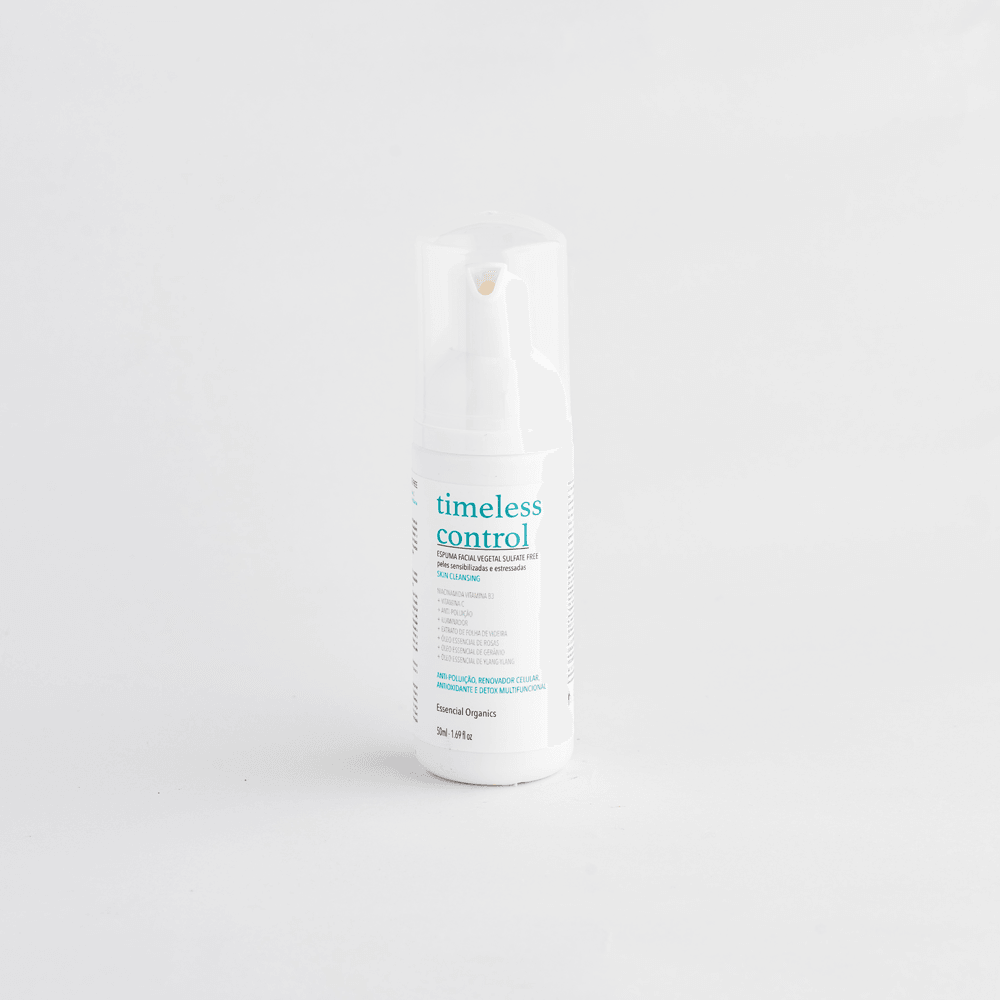 Espuma Facial Timeless control 50ML - Essencial Organics