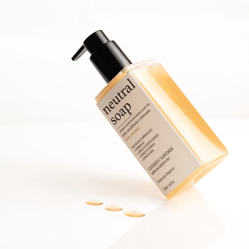 Sabonete Líquido Vegetal Neutro SULFATE FREE 250ml essencial organics