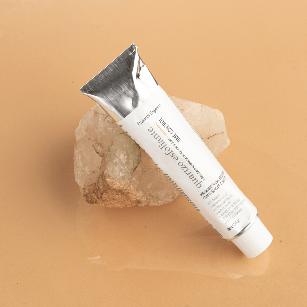 Esfoliante Hidratante de Quartzo + VITAMINA C 80G essencial organics