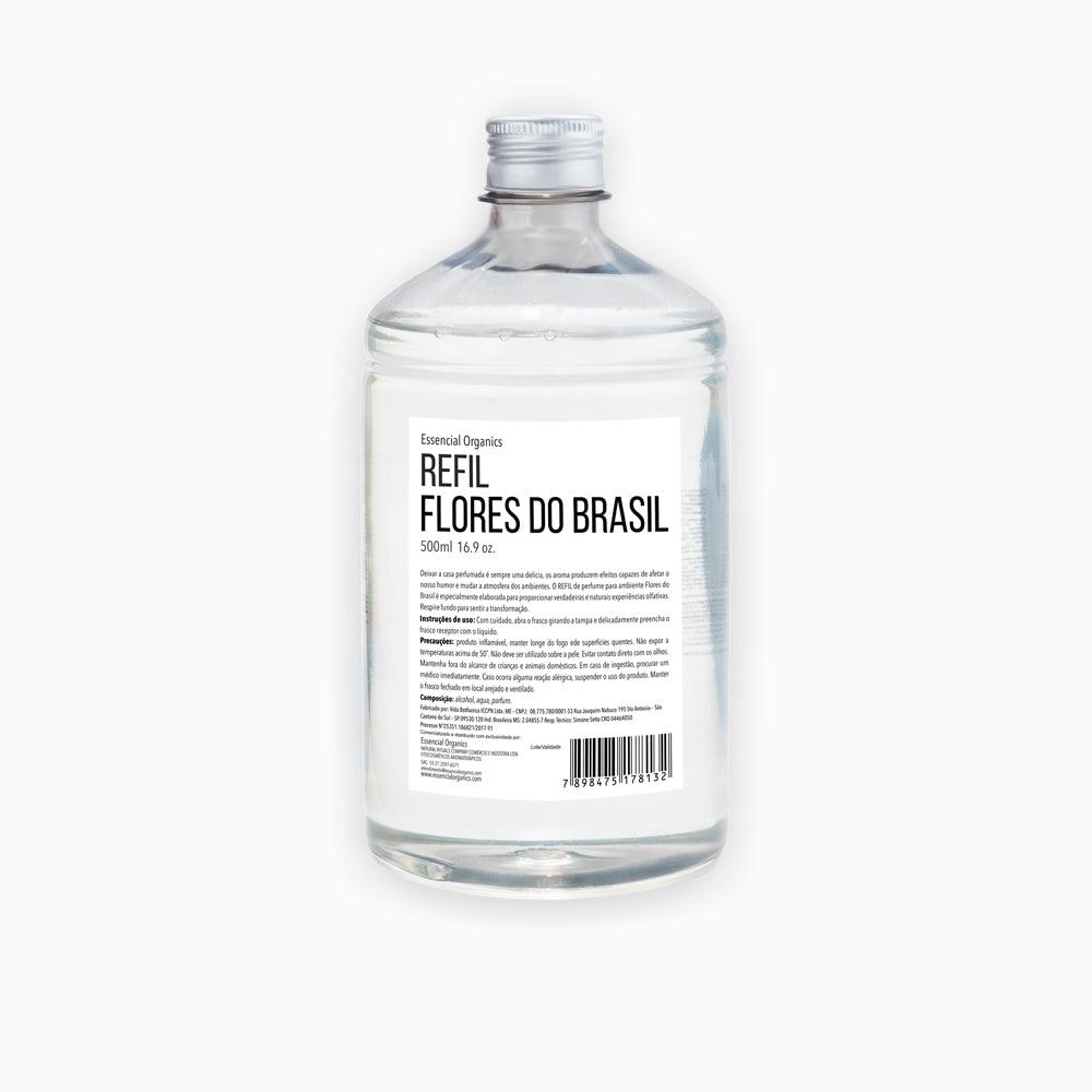Refil de Aromatizador de Ambiente Flores do Brasil 500ml essencial organics
