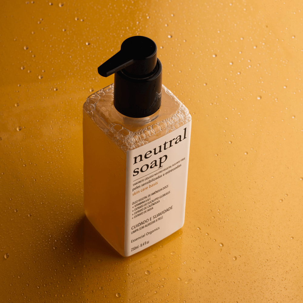 Sabonete Líquido Vegetal Neutro SULFATE FREE 250ml - Essencial Organics